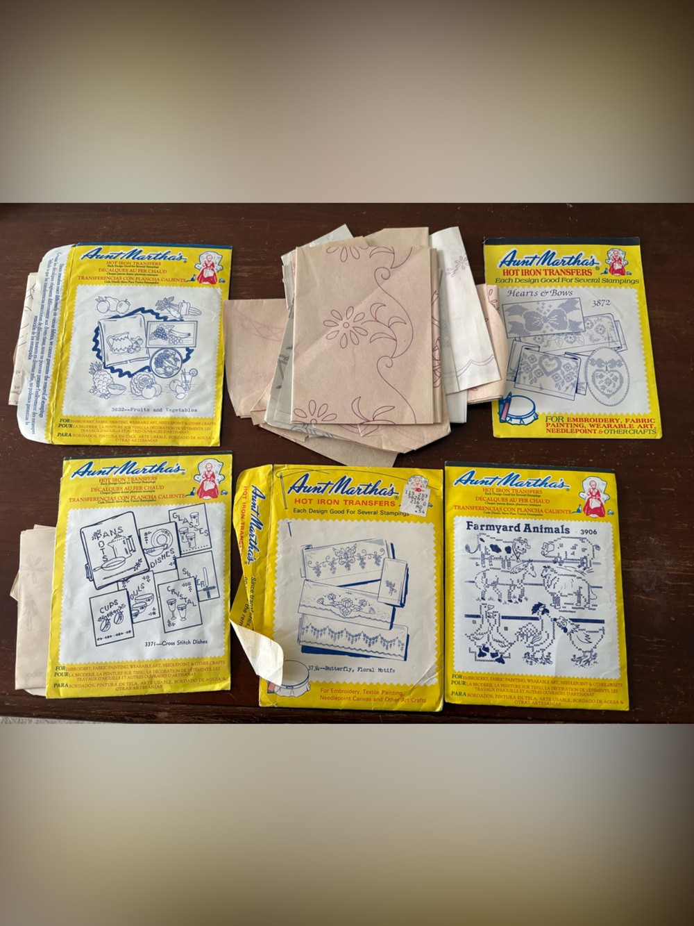 Vintage Aunt Martha’s Iron-On Transfers